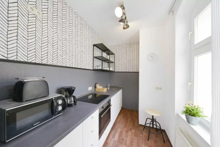 kitchen of studio apartment OTA-Berlin