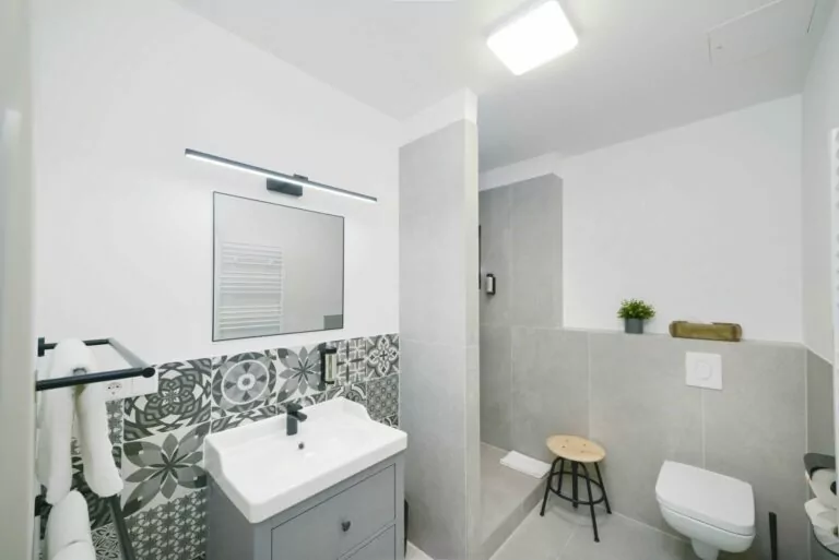 bathroom of Studio Apartment OTA-Berlin